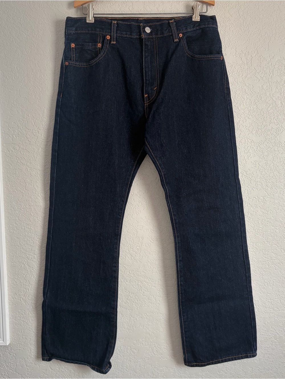 Levi's 517 Men's Size 34x30 Dark Wash Bootcut Mid Rise Regular Fit Denim Jeans